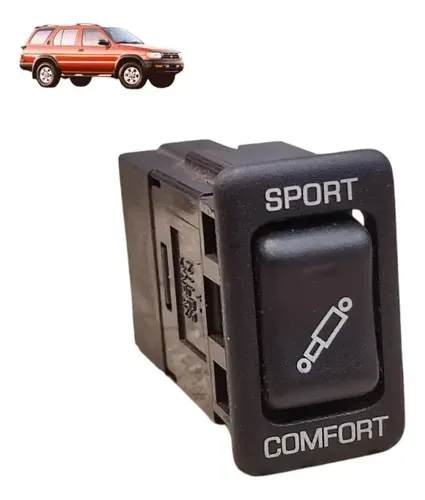 Botão Câmbio Esportivo Pathfinder 3.3 V6 1996 A 1999 Preto