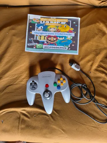 Controle de Nintendo 64 funcionando normalmente