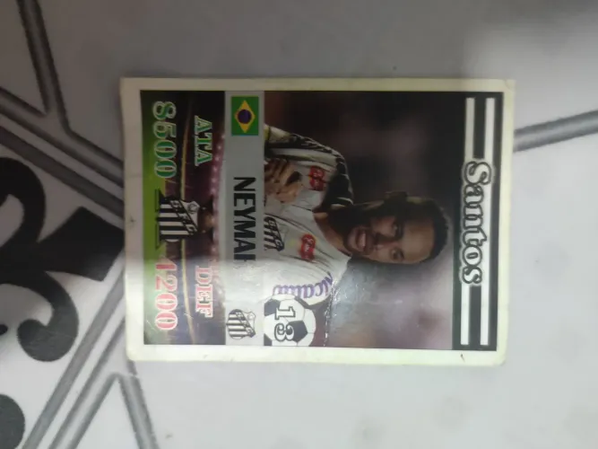Figurinha do Neymar santos