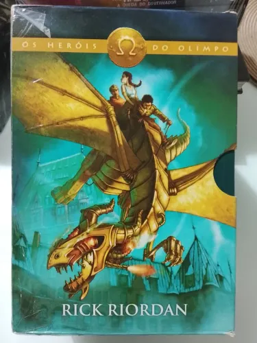 Box 5 livros Rick Riordan ( os heróis do Olimpo)