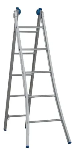 Escada De Alumínio Múltipla 2x5 Degraus 1,62x2,30m - Alumasa