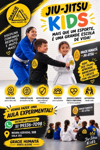 Aulas de Jiu-jitsu baby e kids