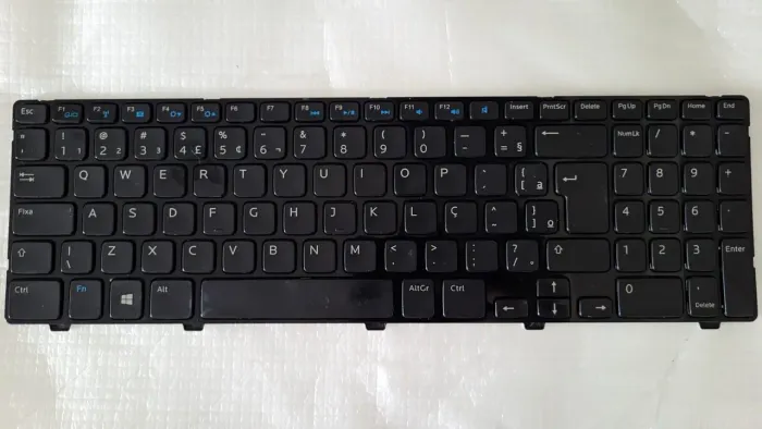 Teclado para notebook DELL INSPIRON, versões compatíveis conforme descrição