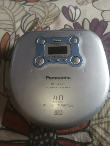 Discman Panasonic SL-SX270 Vintage - Funcionando Normalmente, LEIA O ANÚNCIO