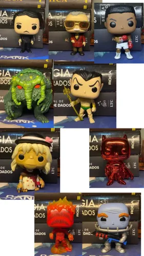 LOTE 9 Funko Pops diversos