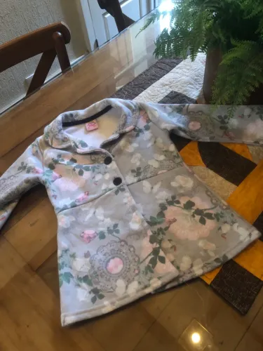 Casaco bebê menina floral