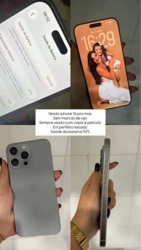 Iphone 16 pro max impecável