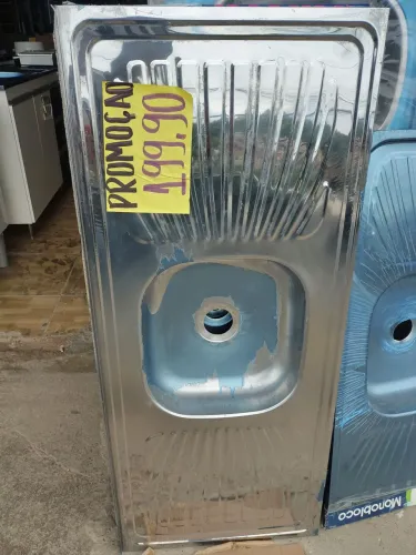 Pia inox 1,20