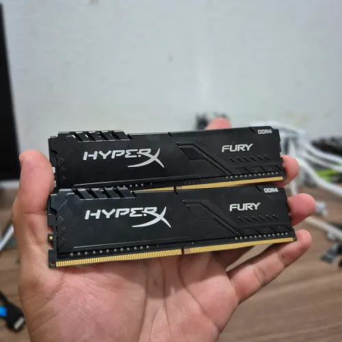 Memória Ram 2x4 8GB 2400Mhz Hyperx DDR4 - Aceito cartão e entrego
