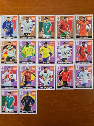 Figurinhas Extra Legend Copa 2026