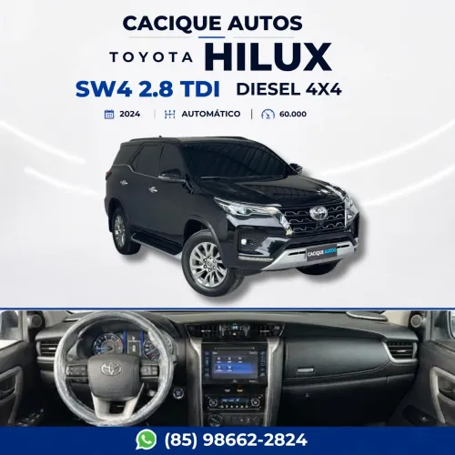 Toyota Hilux SW4 SRX 4X4 2.8 TDI 16V Dies. Aut. 2024