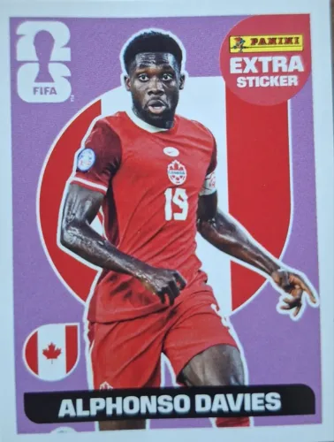 Figurinha legend Copa 2026 - ALPHONSO DAVIES ROXA