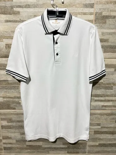 Camisa polo branca Brooksgold m