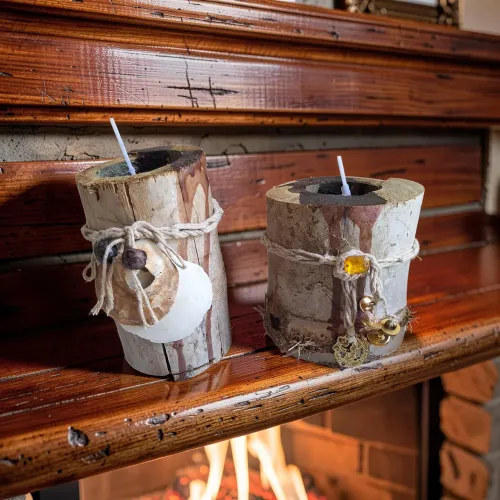 Velas artesanais aromáticas 