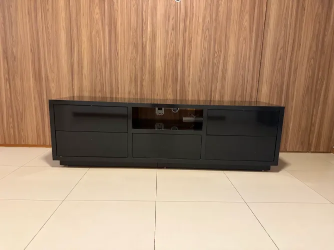 Vendo Rack laca preto brilhoso ótimo estado 1,69x 045