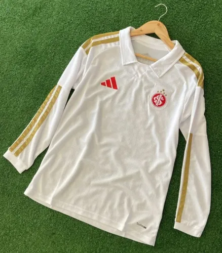 Camisa do Inter Manga Longa Branca II 2026/27 Tam M, G, GG, 2XL, 3XL, 4XL