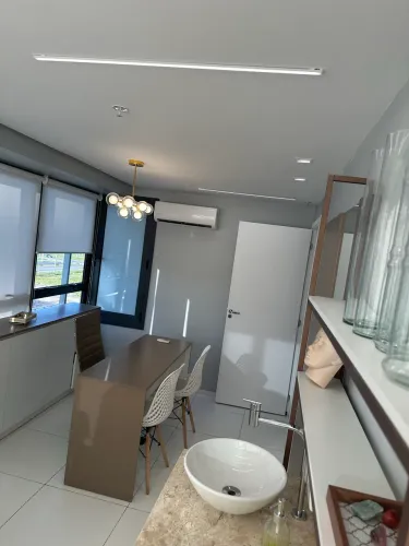 Sala equipada no Parque Una