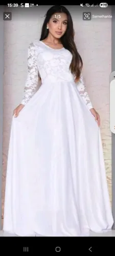 Vestido noiva civil (novo) nunca usado