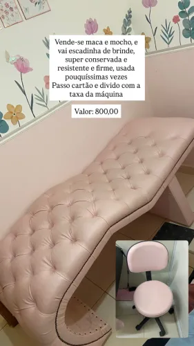 Vende-se Maca, mocho e escadinha