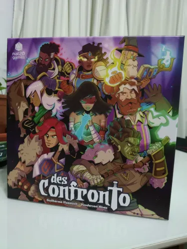 Desconfronto + Playmats - Jogo de Tabuleiro