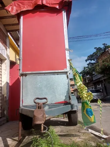 carrocinha de lanche com engate