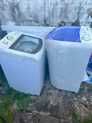 Máquina de lavar Consul 9k e Eletrolux 7k para retirada de peças