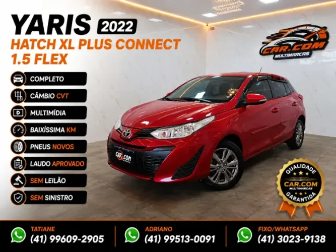Toyota Yaris XL Plus Con. 1.5 Flex 16V 5P AUT 2022