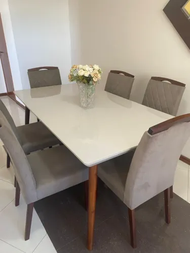 Mesa de Jantar 6 lugares 0.9 x 1.80m