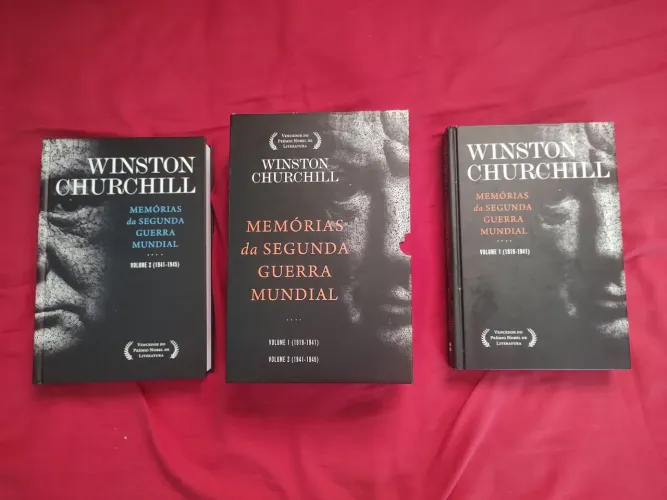 Box memórias da segunda guerra mundial Winston Churchill 