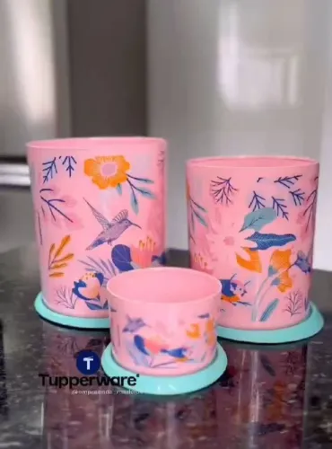 Kit Tupperware Porta Mantimentos Instantânea c/3