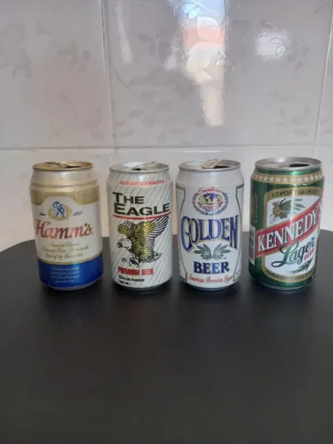 Lote 4 Latas De Cerveja Americanas Antigas Anos 90