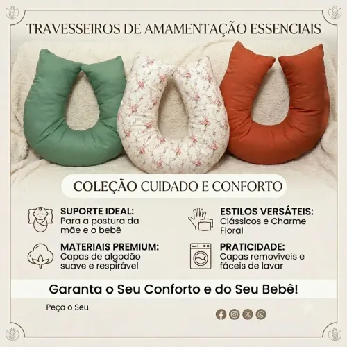 Almofadas amamentação