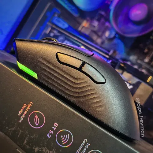 Mouse Sem Fio Gamer Havit MS966SE Tri-Mode RGB Bluetooth Wireless 2.4G 10000 DPI