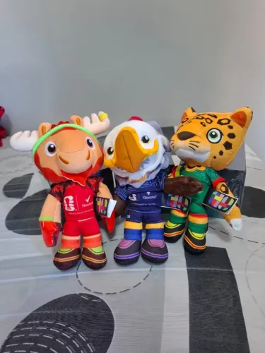 Coleção Completa Mascotes Fenomenal Rexona - Maple, Zayu e Clutch