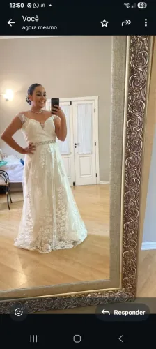 Lindo vestido de noiva