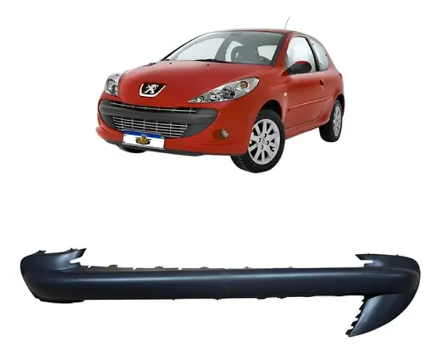 Moldura Parachoque Peugeot 207 2008 2009 2010 2011 2012 2013