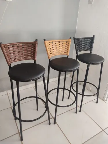 Banqueta Americana c/vime (Pronta entrega)