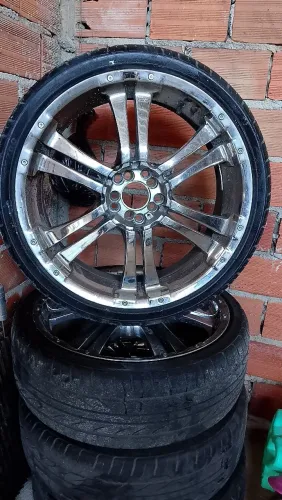 Rodas aro 20 cromada