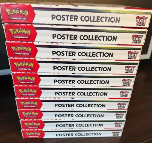 Pokémon: 151 Poster Collection 10 unidades