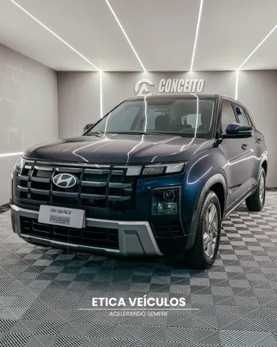 Hyundai Creta Comfort 1.0 Turbo Flex Automático 2025 Azul