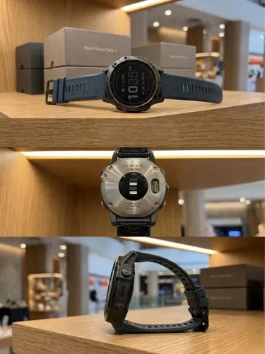 Garmin Fenix 6 Pro Solar - Relógio Premium, GPS + Energia Solar, Semi?novo