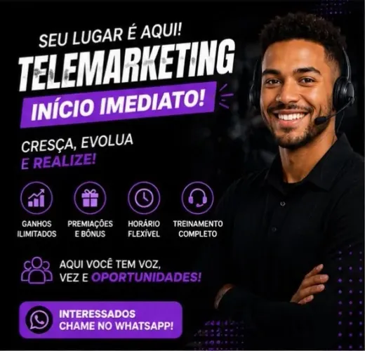 Vaga de Telemarketing
