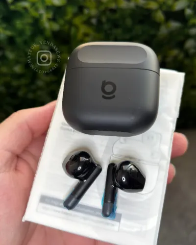 Fone sem fio Baseus Bass BS2 Lite no formato Semi-In-Ear (sem borrachinha)