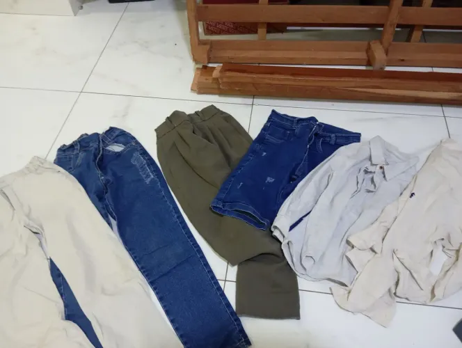 Malote de roupa menino 8 anos
