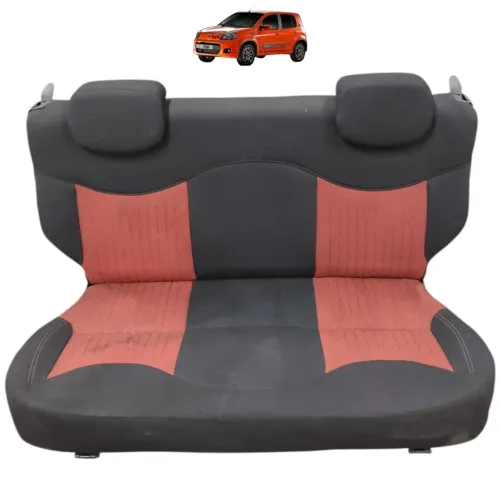 Banco Encosto Traseiro Fiat Uno Sporting 2011 2012 2013 2014 Preto/vermelho
