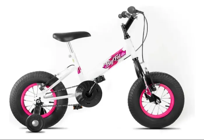 Bicicleta de Passeio Ultra Bikes Esporte Big Fat Reforçada Infantil Com Rodinha Branco