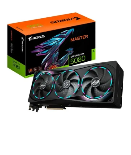 RTX 5080 Aorus Master OC 16GB Lacrado 