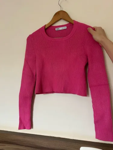 Cropped tricot zara