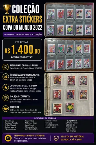 Figurinhas lendárias da copa do mundo 