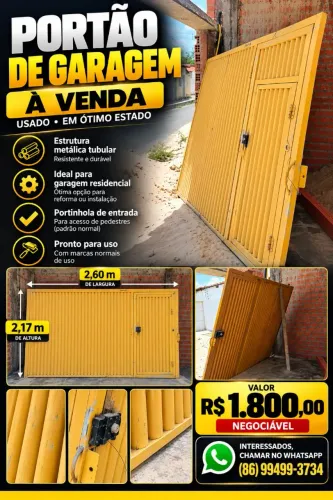 Portão de garagem 